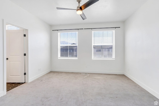 514 S 900 W Unit 167, American Fork, UT 84003 - spare room with light colored carpet, plenty of natural light, and a ceiling fan