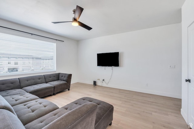 514 S 900 W Unit 167, American Fork, UT 84003 - living area with ceiling fan and light wood-style flooring