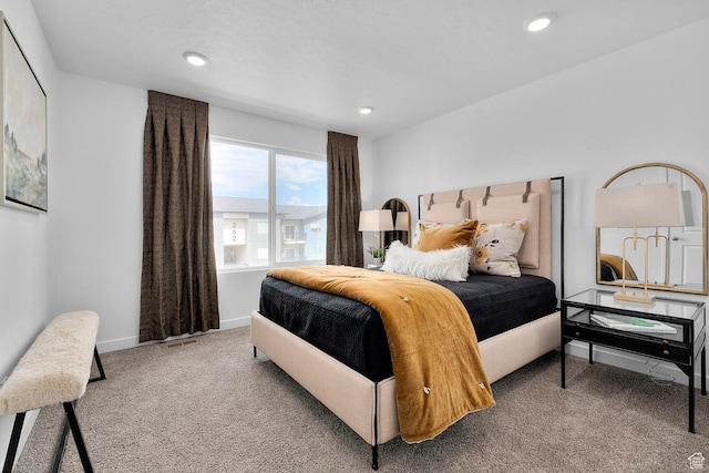 352 E 1275 N Unit 130, Harrisville, UT 84404 - bedroom featuring carpet and recessed lighting