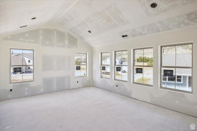 592 W Kennard Ln Unit 212, Farmington, UT 84025 - unfurnished sunroom with healthy amount of natural light and lofted ceiling