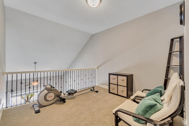 7162 S Beamon St W, West Jordan, UT 84084 - living area with carpet floors and vaulted ceiling
