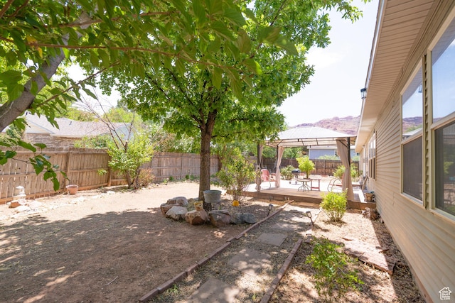 975 S 400 E, Moab, UT 84532 - fenced backyard with a gazebo and a deck