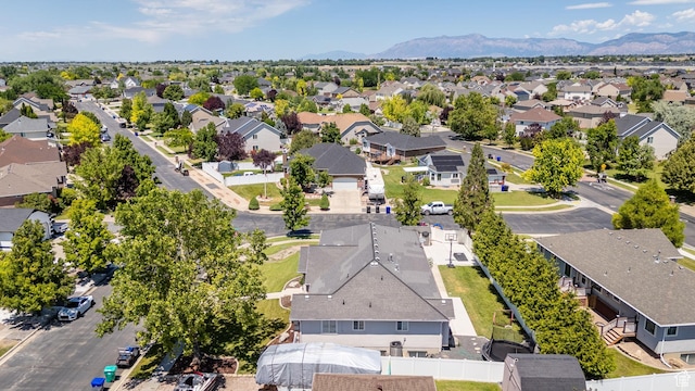 1569 Troon Cir, Syracuse, UT 84075 - aerial perspective of suburban area featuring a mountainous background