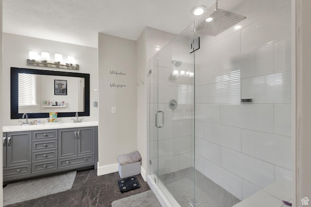 1569 Troon Cir, Syracuse, UT 84075 - full bath featuring a stall shower and double vanity
