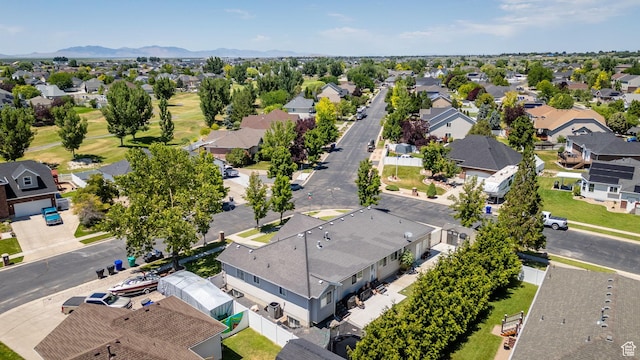 1569 Troon Cir, Syracuse, UT 84075 - aerial perspective of suburban area featuring mountains