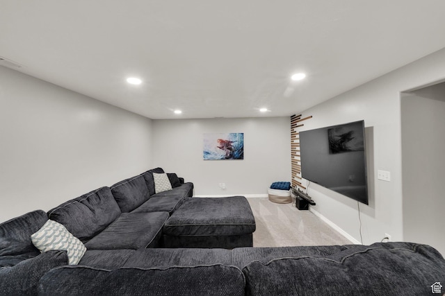 1569 Troon Cir, Syracuse, UT 84075 - living room with carpet and recessed lighting