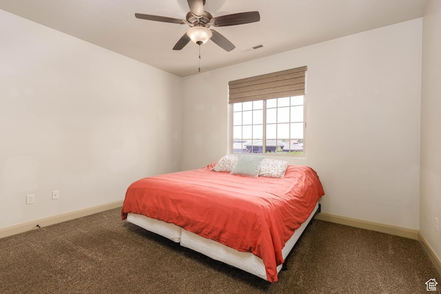 4352 W 2440 S, Hurricane, UT 84737 - carpeted bedroom with baseboards and ceiling fan