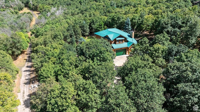 610 S Maple Dr, Woodland Hills, UT 84653 - aerial view of property's location with a forest
