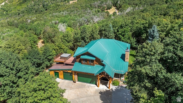 610 S Maple Dr, Woodland Hills, UT 84653 - view of subject property featuring a forest