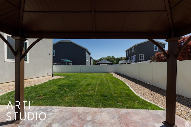 5241 S 1250 W, Riverdale, UT 84405 - fenced backyard featuring a patio