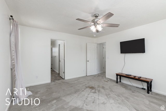 5241 S 1250 W, Riverdale, UT 84405 - unfurnished bedroom featuring carpet floors and a ceiling fan