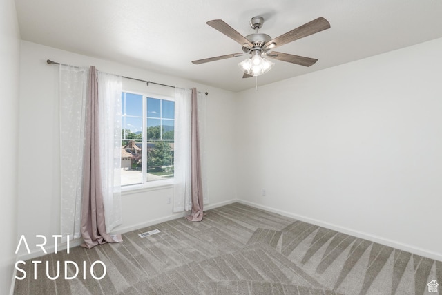5241 S 1250 W, Riverdale, UT 84405 - unfurnished room with carpet and a ceiling fan