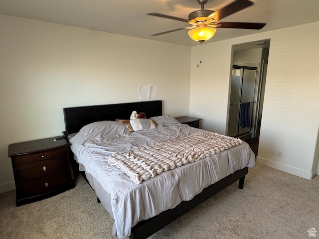 503 S Stewart Creek Cv, Washington, UT 84780 - bedroom with carpet and a ceiling fan
