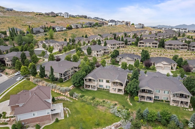 311 E Edgemont Dr S, North Salt Lake, UT 84054 - aerial view of property's location with nearby suburban area and mountains