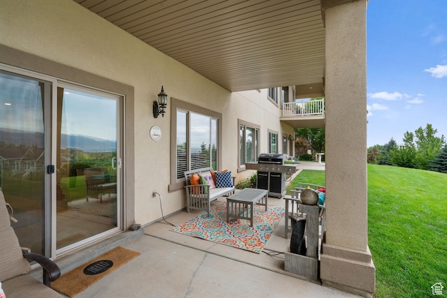 311 E Edgemont Dr S, North Salt Lake, UT 84054 - patio / terrace with a patio and a yard
