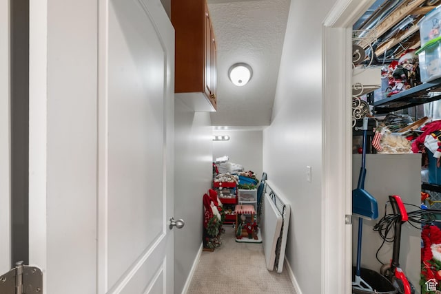 311 E Edgemont Dr S, North Salt Lake, UT 84054 - hall with carpet floors and a textured ceiling