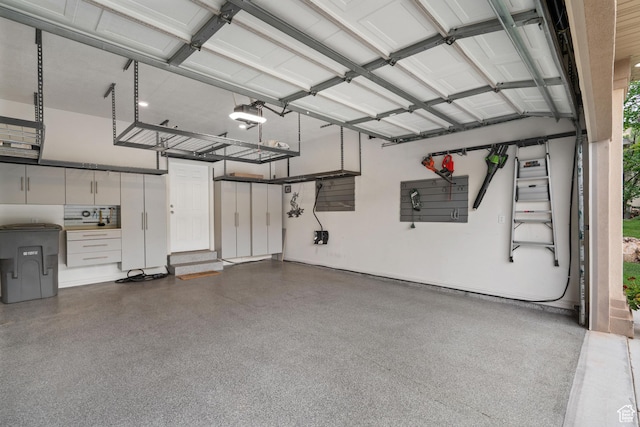311 E Edgemont Dr S, North Salt Lake, UT 84054 - garage featuring a garage door opener