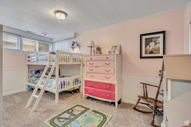 1517 S 700 W, Woods Cross, UT 84087 - bedroom with wainscoting and carpet