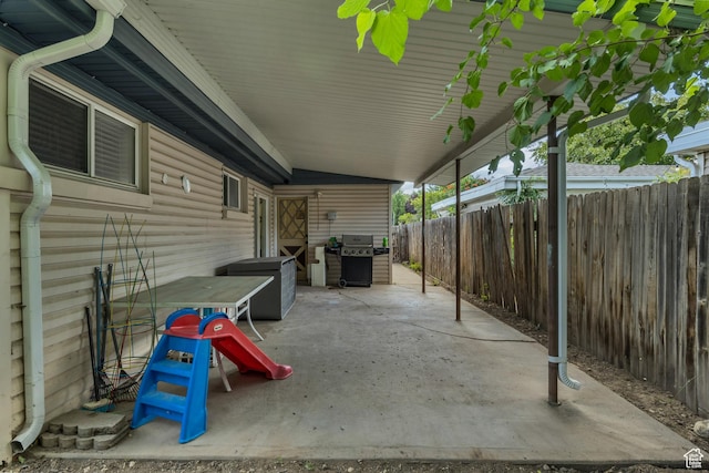 1517 S 700 W, Woods Cross, UT 84087 - fenced backyard with a grill and a patio area