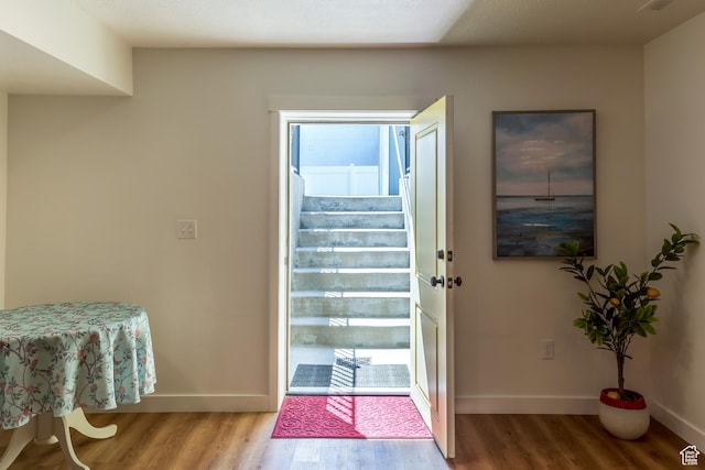 69 W 2200 S, Kaysville, UT 84037 - entryway featuring wood finished floors and baseboards