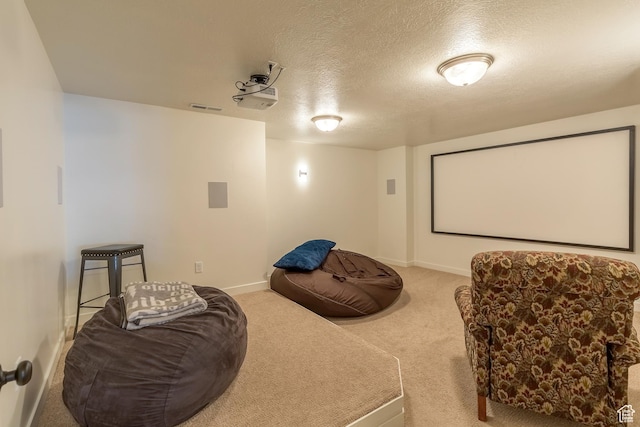 69 W 2200 S, Kaysville, UT 84037 - carpeted home theater with a textured ceiling and baseboards