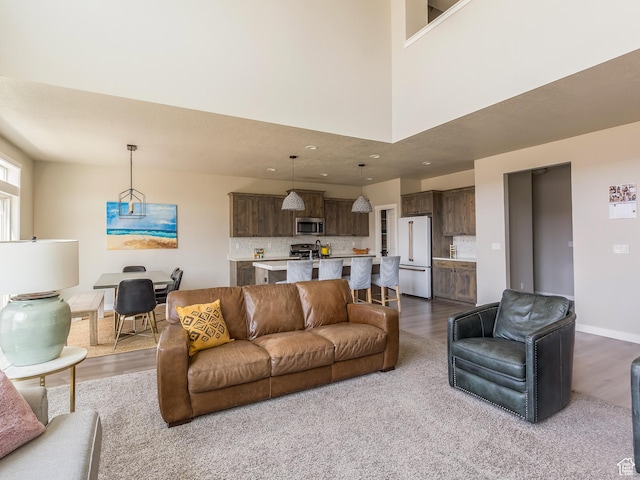 69 W 2200 S, Kaysville, UT 84037 - living room with wood finished floors