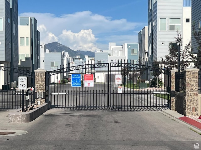 3589 S Xenon Dr W, West Valley City, UT 84119 - gate with a mountain view