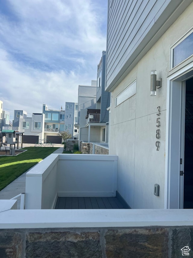 3589 S Xenon Dr W, West Valley City, UT 84119 - balcony with a residential view