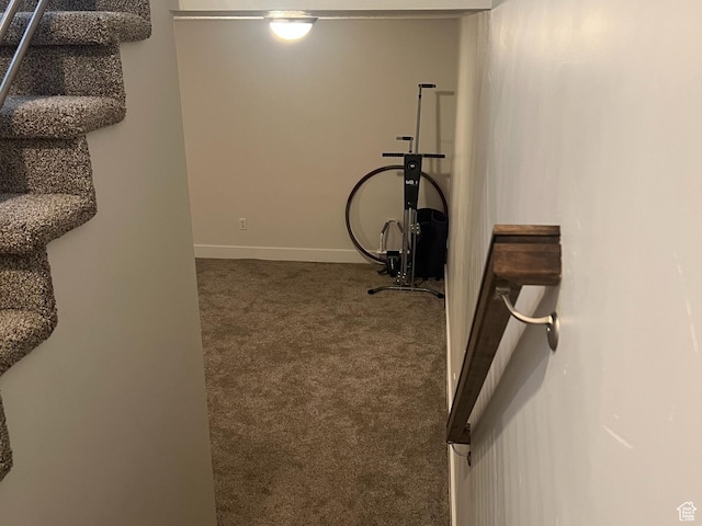 3589 S Xenon Dr W, West Valley City, UT 84119 - exercise room with carpet floors and baseboards