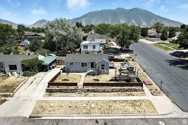 291 S 700 E, Spanish Fork, UT 84660 - aerial perspective of suburban area featuring a mountainous background