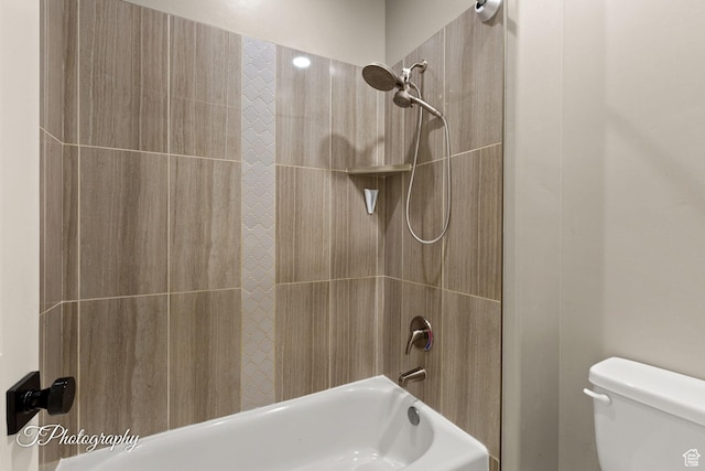 2762 E Hazel Dr, St George, UT 84790 - bathroom featuring bathtub / shower combination and toilet