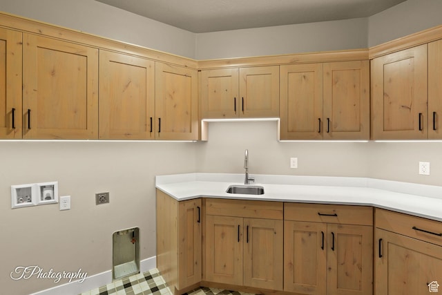 2762 E Hazel Dr, St George, UT 84790 - laundry room featuring cabinet space and washer hookup