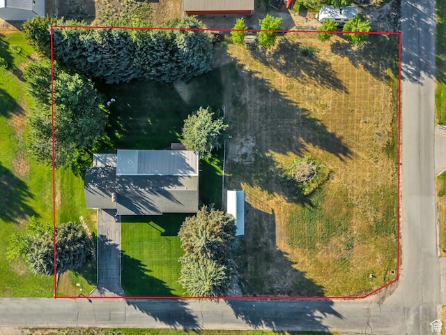 4918 E 2800 N, Eden, UT 84310 - aerial overview of property's location featuring property boundaries highlighted
