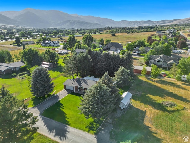 4918 E 2800 N, Eden, UT 84310 - aerial view of residential area with mountains
