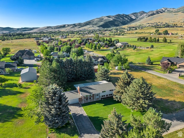 4918 E 2800 N, Eden, UT 84310 - drone / aerial view of a mountain backdrop