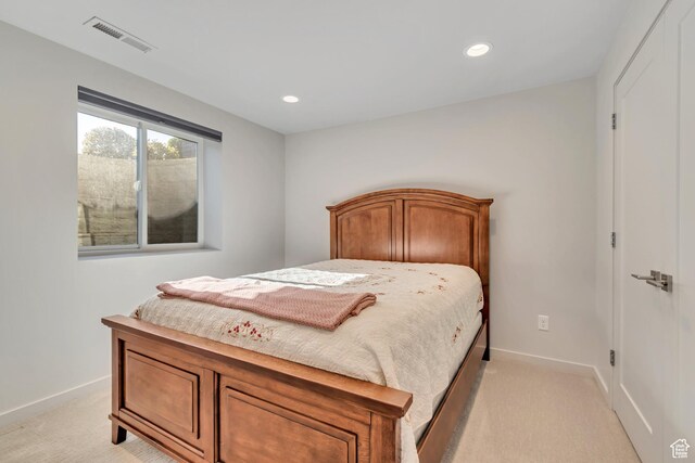 22 S Sunwood Ln, Sandy, UT 84092 - bedroom with light carpet and recessed lighting