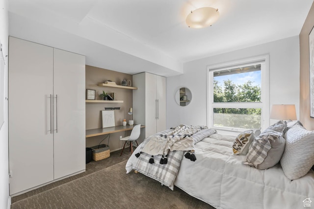 4352 S Zarahemla Dr, Salt Lake City, UT 84124 - carpeted bedroom featuring an office area