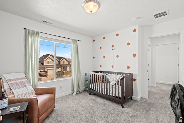 1017 S Red Cliff Dr, Santaquin, UT 84655 - carpeted bedroom with a textured ceiling and baseboards