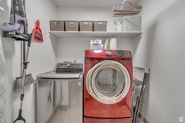 11874 S Rushmore Park Ln W, Herriman, UT 84096 - laundry area featuring separate washer and dryer