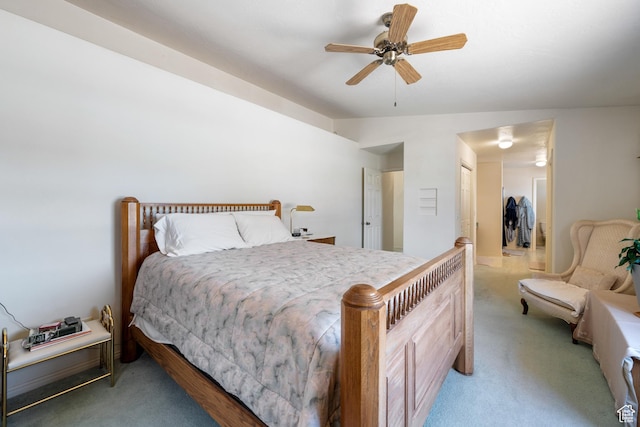 1387 N Mount Zion Dr, Apple Valley, UT 84737 - bedroom featuring carpet and a ceiling fan