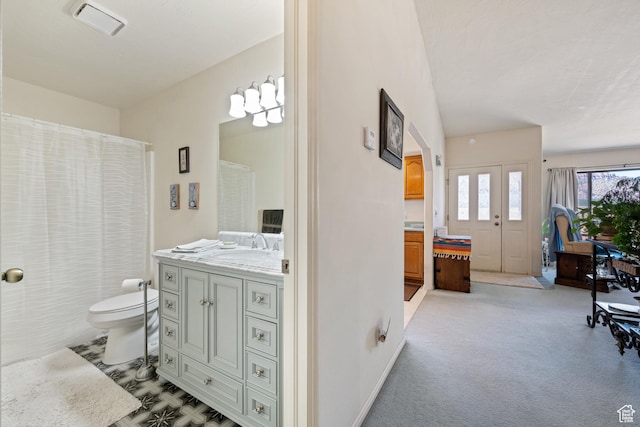 1387 N Mount Zion Dr, Apple Valley, UT 84737 - bathroom with toilet and vanity