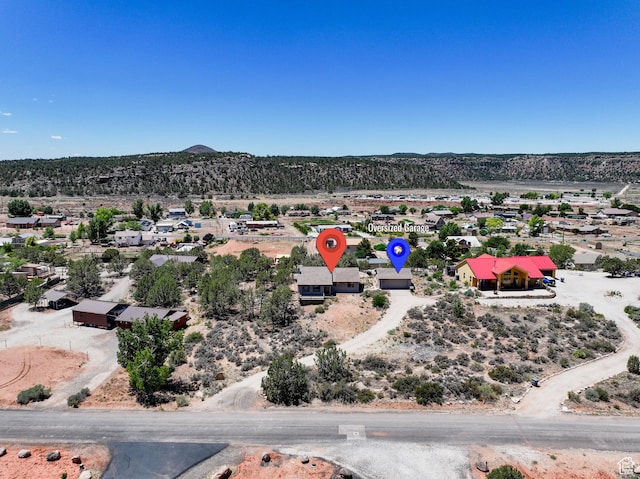 1387 N Mount Zion Dr, Apple Valley, UT 84737 - drone / aerial view of a mountain backdrop