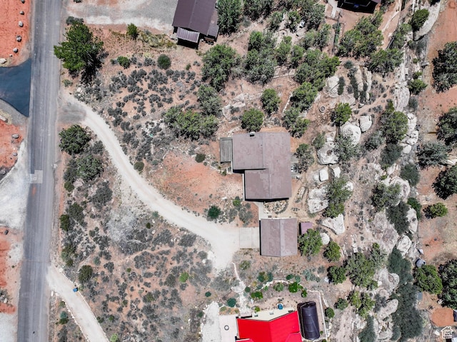 1387 N Mount Zion Dr, Apple Valley, UT 84737 - aerial view of property's location featuring a desert landscape