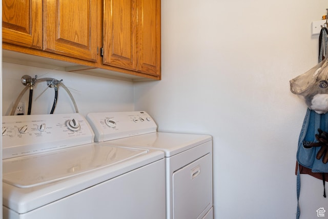1387 N Mount Zion Dr, Apple Valley, UT 84737 - laundry room featuring cabinet space and washer and clothes dryer
