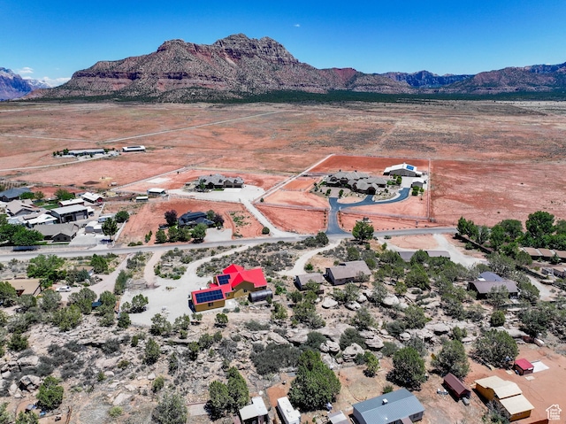 1387 N Mount Zion Dr, Apple Valley, UT 84737 - view of property location with a mountain backdrop and rural landscape