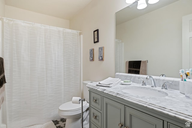 1387 N Mount Zion Dr, Apple Valley, UT 84737 - bathroom with vanity and a shower with curtain