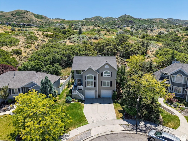 1152 E Gavin Cir, Draper, UT 84020 - view from above of property featuring a mountainous background