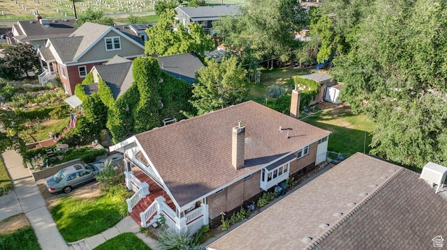 168 N T St E, Salt Lake City, UT 84103 - aerial perspective of suburban area