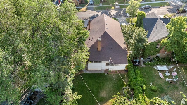 168 N T St E, Salt Lake City, UT 84103 - aerial view of property and surrounding area