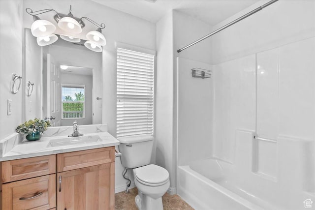 4988 W Currant Dr, South Jordan, UT 84009 - full bathroom featuring vanity and shower / bathtub combination